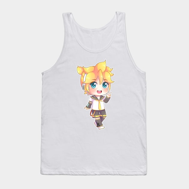 VOCALOID Kagamine Len chibi Tank Top by Nadi-chan16